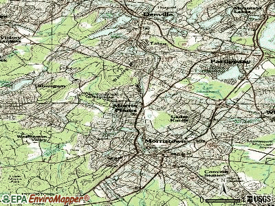 Morris Plains topographic map