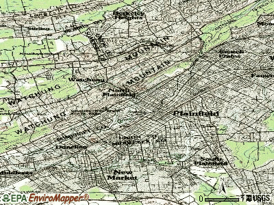 North Plainfield topographic map