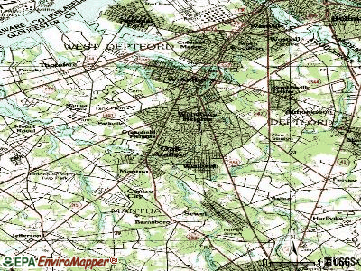 Oak Valley topographic map