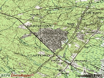 Ocean Acres topographic map