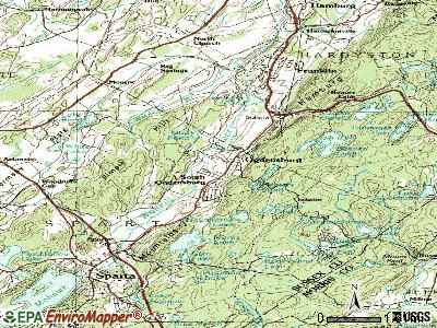 Ogdensburg topographic map
