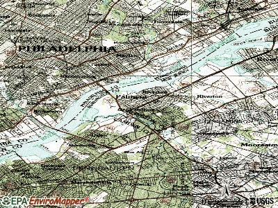 Palmyra topographic map