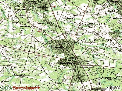 Pitman topographic map