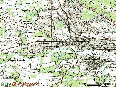 Raritan topographic map