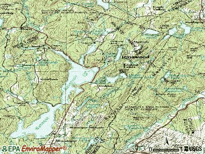 Ringwood topographic map