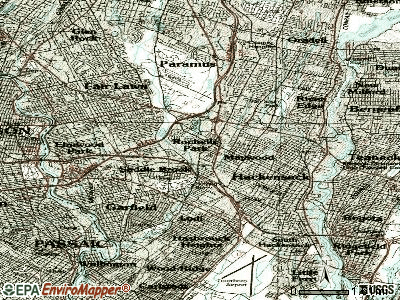 Rochelle Park topographic map