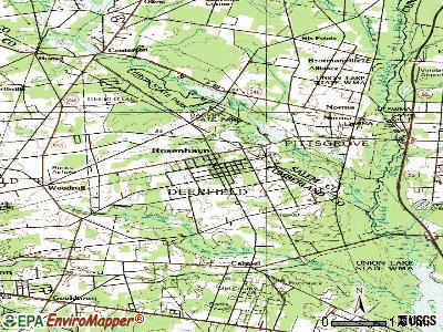 Rosenhayn topographic map