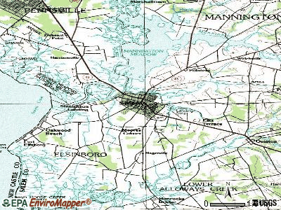 Salem topographic map