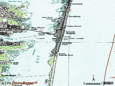 Seaside Park topographic map