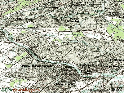 Society Hill topographic map