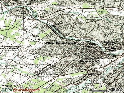 Somerset topographic map