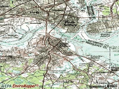 South Amboy topographic map