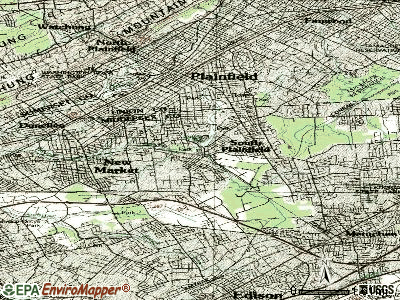 South Plainfield topographic map