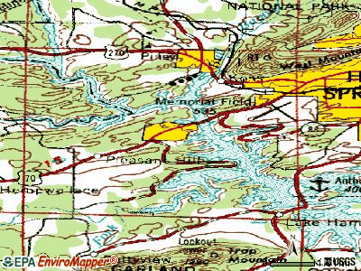 Rockwell topographic map