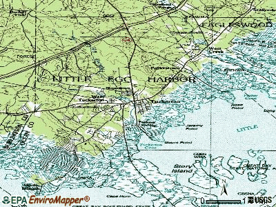 Tuckerton topographic map