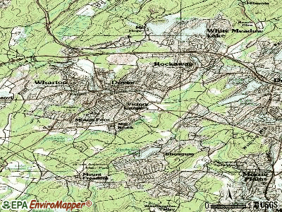 Victory Gardens topographic map