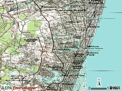 Wanamassa topographic map