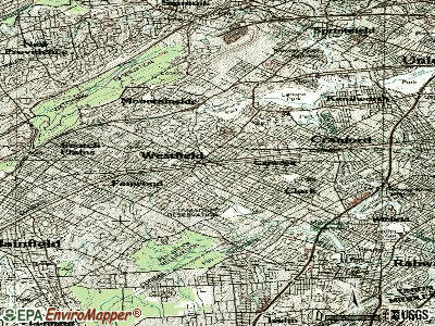 Westfield topographic map