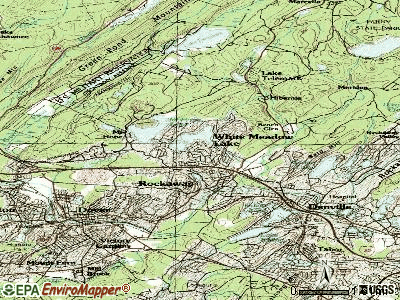 White Meadow Lake topographic map