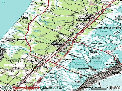 Whitesboro-Burleigh topographic map