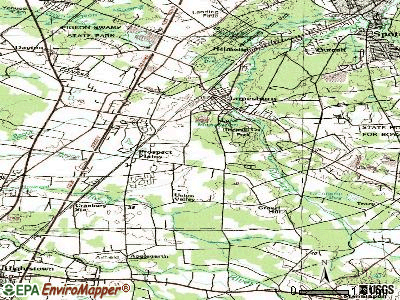 Whittingham topographic map
