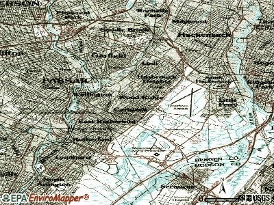 Wood-Ridge topographic map