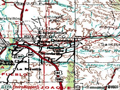 Cuartelez topographic map