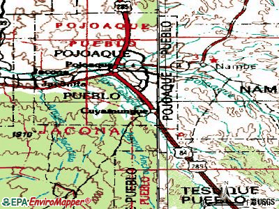 Cuyamungue topographic map