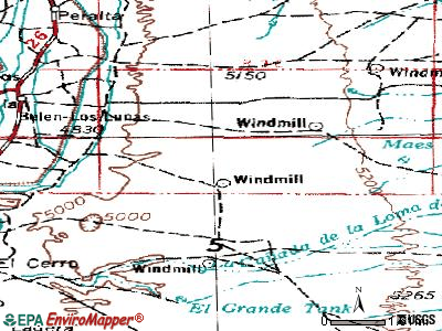 El Cerro-Monterey Park topographic map