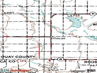 House topographic map