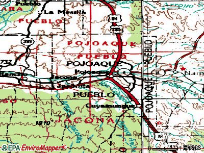 Jaconita topographic map