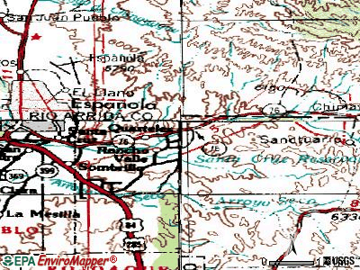 La Puebla topographic map