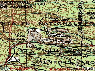 Los Alamos topographic map