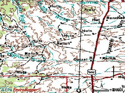 Nakaibito topographic map