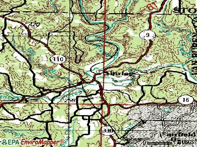Shirley topographic map