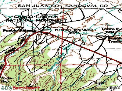 Reserve topographic map