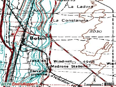 Rio Communities topographic map