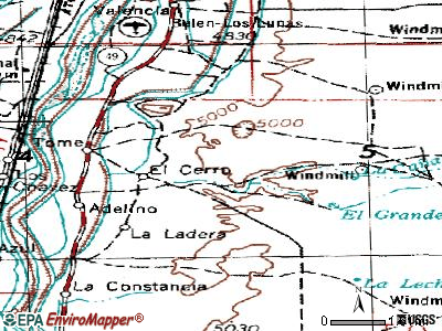 Rio Communities North topographic map