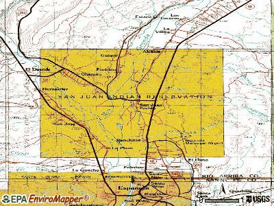 San Juan topographic map