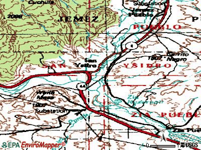 San Ysidro topographic map