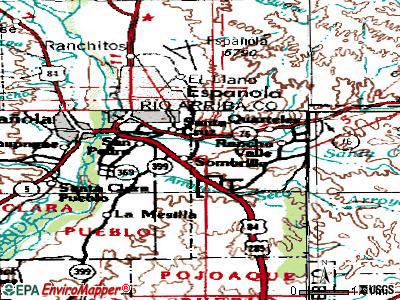 Sombrillo topographic map