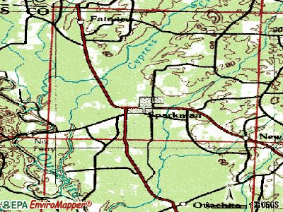 Sparkman topographic map