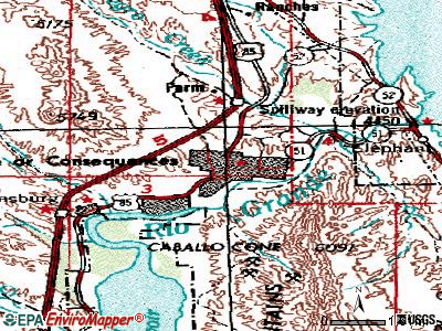 Truth or Consequences topographic map