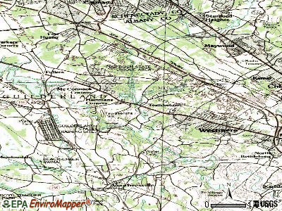 Guilderland topographic map