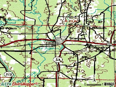 Stamps topographic map