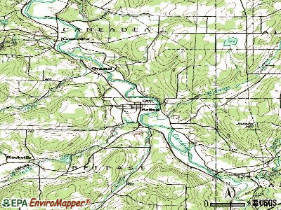 Belfast topographic map
