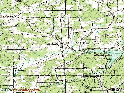 Grove topographic map
