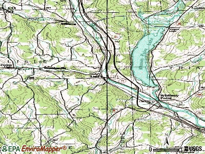 Lisle topographic map