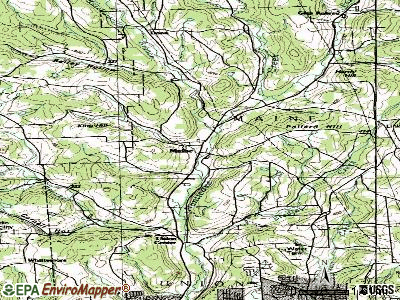 Maine topographic map