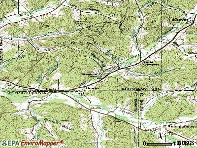 Sanford topographic map